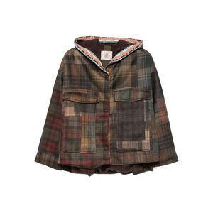 Bye Women Patchwork Design Caban Jacket